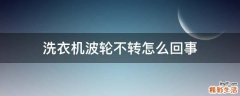 洗衣机波轮不转怎么回事