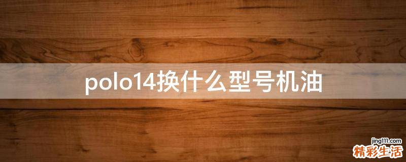 polo1.4换什么型号机油