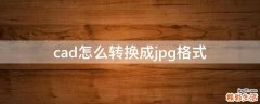 cad怎么转换成jpg格式