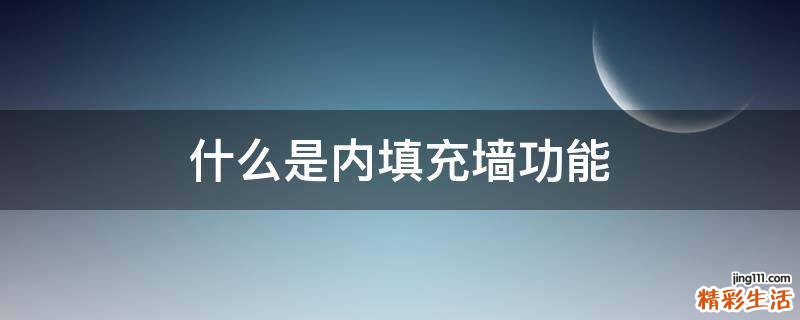 什么是内填充墙功能
