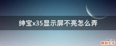 绅宝x35显示屏不亮怎么弄