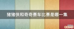猪猪侠和奇奇赛车比赛是哪一集