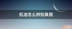 机油怎么辨别真假