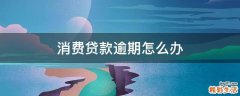 消费贷款逾期怎么办