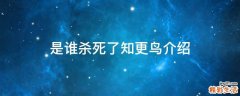 是谁杀死了知更鸟介绍