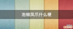 泡椒凤爪什么梗
