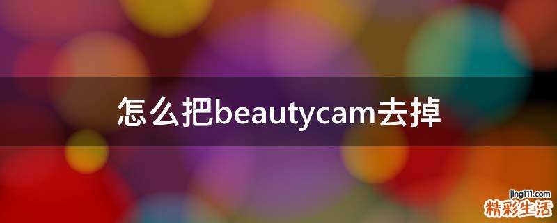 怎么把beautycam去掉