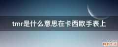 tmr是什么意思在卡西欧手表上