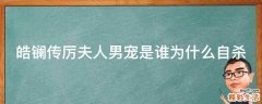 皓镧传厉夫人男宠是谁为什么自杀