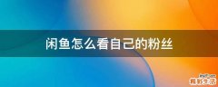 闲鱼怎么看自己的粉丝
