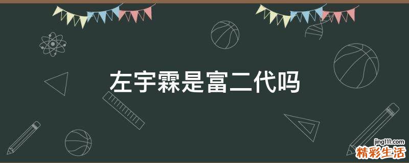 左宇霖是富二代吗