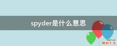 spyder是什么意思