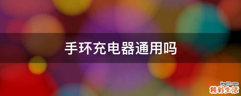手环充电器通用吗