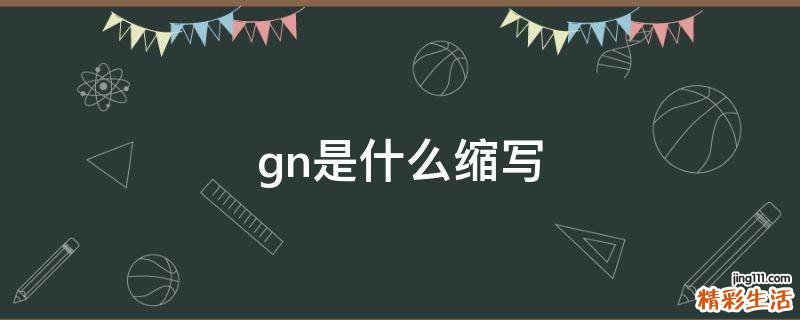 gn是什么缩写