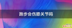 跑步会伤膝关节吗