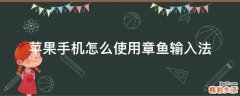 苹果手机怎么使用章鱼输入法