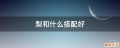 梨和什么搭配好
