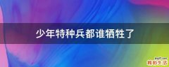 少年特种兵都谁牺牲了