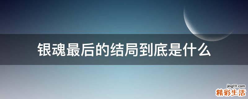 银魂最后的结局到底是什么