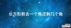 长方形剪去一个角还剩几个角