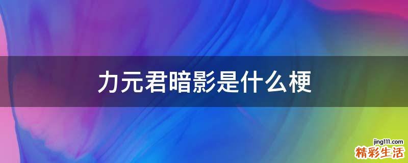 力元君暗影是什么梗