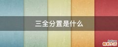 三全分置是什么
