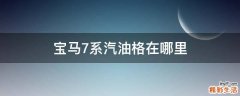 宝马7系汽油格在哪里