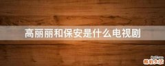 高丽丽和保安是什么电视剧