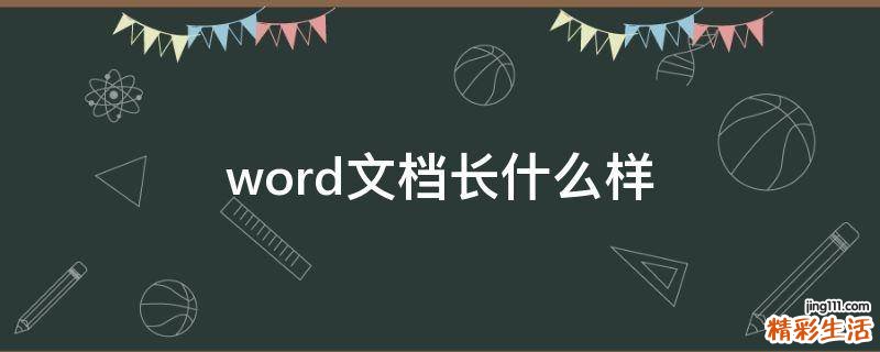 word文档长什么样