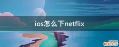 ios怎么下netflix