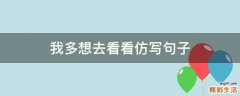 我多想去看看仿写句子