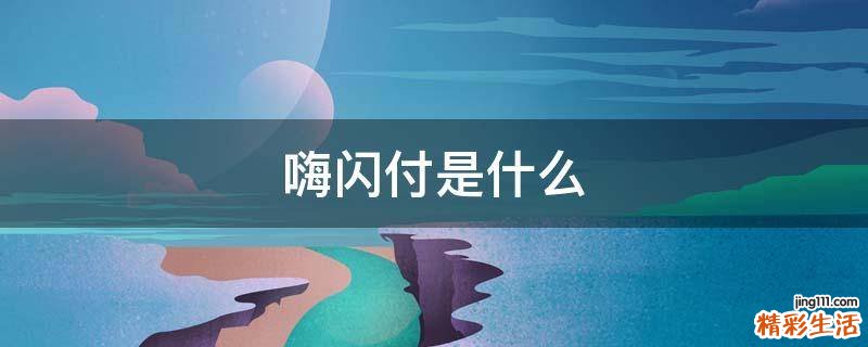 嗨闪付是什么