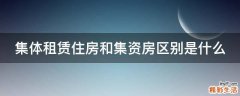 集體租賃住房和集資房區(qū)別是什么