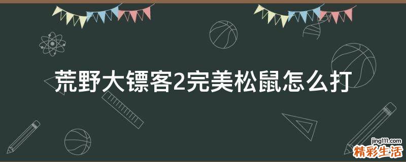 荒野大镖客2完美松鼠怎么打