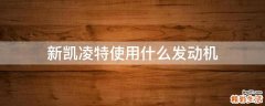 新凯凌特使用什么发动机
