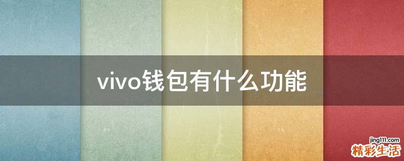 vivo钱包有什么功能