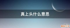 真上头什么意思
