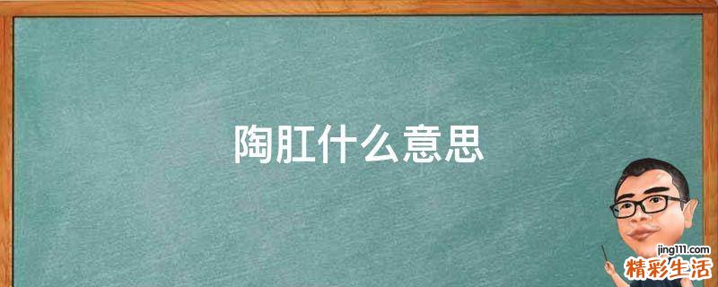 陶肛什么意思