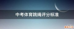 中考体育跳绳评分标准