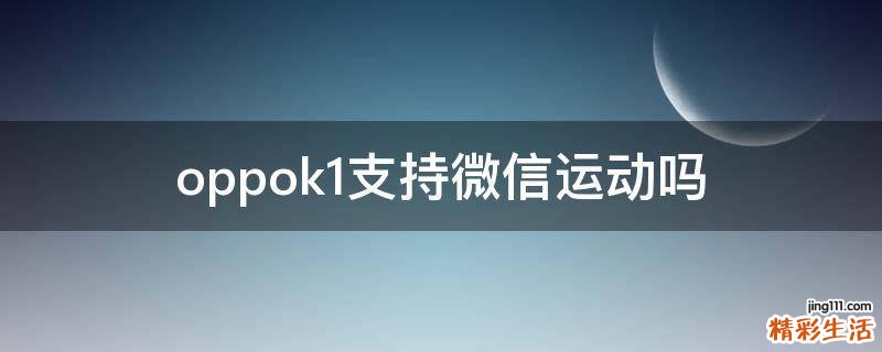 oppok1支持微信运动吗
