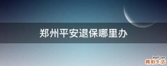 郑州平安退保哪里办