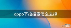 oppo下拉搜索怎么去掉
