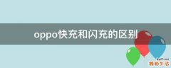 oppo快充和闪充的区别