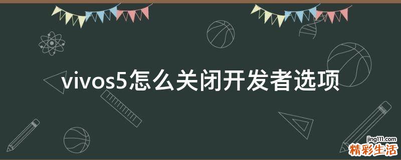 vivos5怎么关闭开发者选项