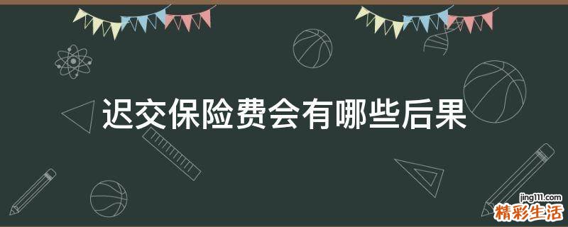 迟交保险费会有哪些后果