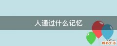 人通过什么记忆