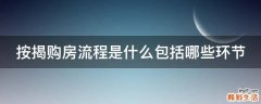 按揭购房流程是什么包括哪些环节