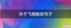 关于飞翔励志句子