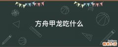 方舟甲龙吃什么