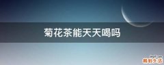 菊花茶能天天喝吗